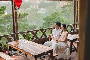 Tiệm nướng Khói Thông Đà Lạt, Tiệm nướng view rừng thông Đà Lạt, gà nướng cơm lam, lẩu cá tầm
